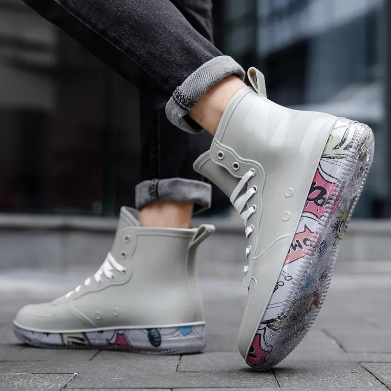 Men Rain Boots Fashion Trendy  - Kitchen Gadgets For Men recension och pris
