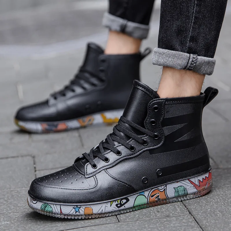 Men Rain Boots Fashion Trendy  - Kitchen Gadgets For Men recension och pris
